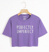 Perfectly imperfect CROP TEES